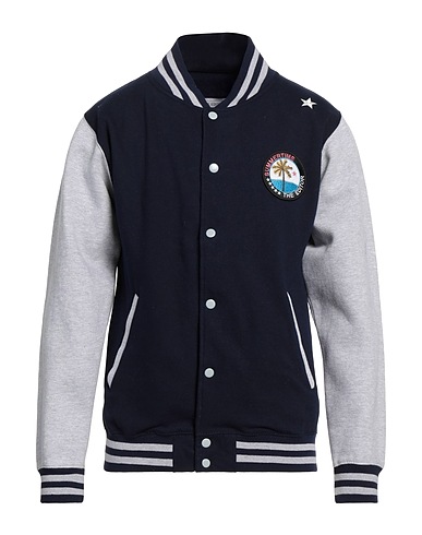 THE EDITOR Sweatshirt Marineblau 80% Baumwolle, 20% Polyester
