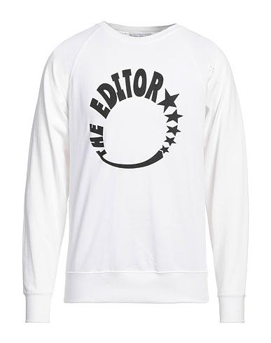 THE EDITOR Sweatshirt Weiß 80% Baumwolle, 20% Elastan