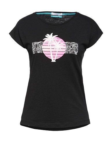 YES ZEE by ESSENZA T-shirt Black 100% Cotton