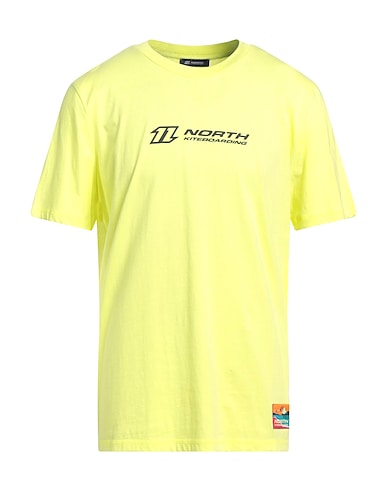NORTH KITEBOARDING T-shirt Yellow 95% Cotton, 5% Elastane