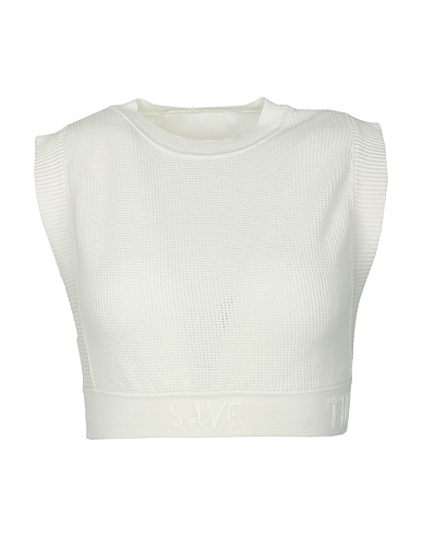 EMPORIO ARMANI Top White 55% Polyimide, 45% Polyester