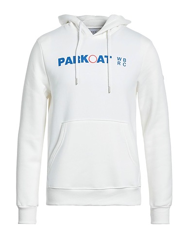 PARKOAT Hooded track jacket  White 80% Cotton, 20% Polyester