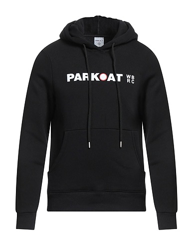 PARKOAT Hooded sweatshirt Black 80% Cotton, 20% Polyester