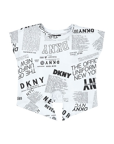 DKNY T-shirt White 95% Cotton, 5% Elastane