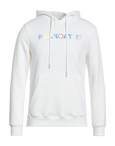 PARKOAT Hooded sweatshirt White 80% Cotton, 20% Polyester