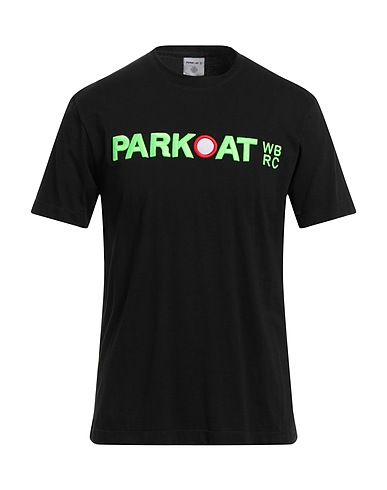 PARKOAT T-shirt Nero 100% Cotone