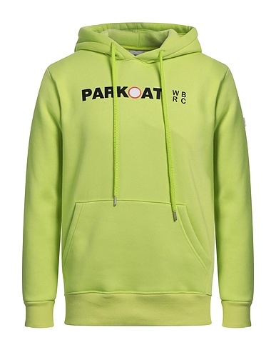 PARKOAT Hooded track jacket  Lime green 80% Cotton, 20% Polyester
