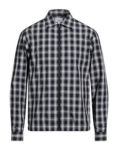 DUNHILL Checked shirt Black 100% Cotton