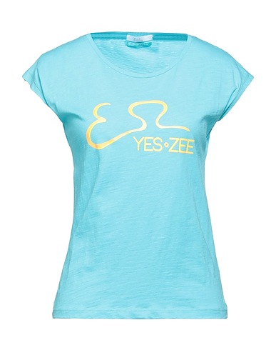 YES ZEE by ESSENZA T-shirt Turquoise 100% Cotton