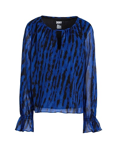 DKNY Top Hellblau 99% Polyester, 1% Andere Fasern