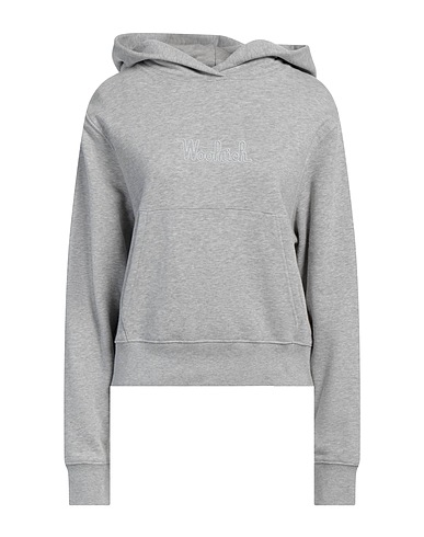 WOOLRICH Felpa Grigio chiaro 100% Cotone