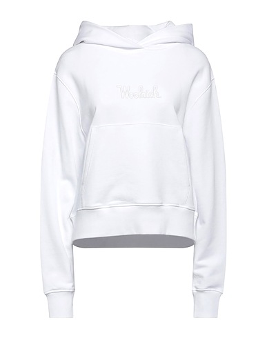WOOLRICH Felpa Bianco 100% Cotone