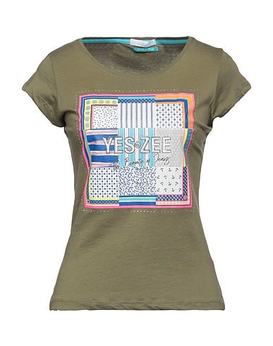 YES ZEE by ESSENZA T-shirt Military green 100% Cotton