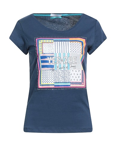 YES ZEE by ESSENZA T-shirt Slate blue 100% Cotton