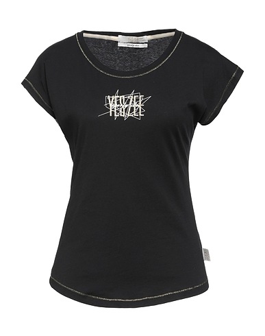 YES ZEE by ESSENZA Ｔシャツ ブラック コットン 100%