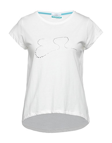YES ZEE by ESSENZA T-shirt Bianco 100% Cotone