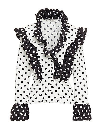 RODARTE Patterned shirts & blouses White 100% Polyester