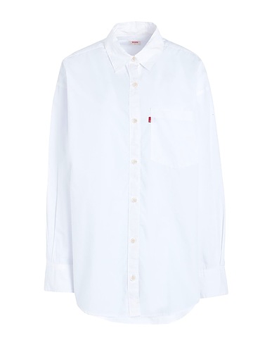 LEVI'S Hemden und Blusen einfarbig NOLA OVERSIZED SHIRT  Weiß 100% Baumwolle