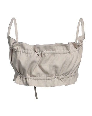 OW COLLECTION Top Light brown 70% Viscose, 30% Linen