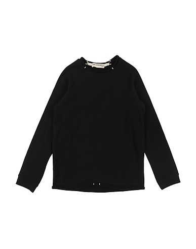 ANJA SCHWERBROCK Sweatshirt Black 85% Cotton, 10% Nylon, 5% Elastane