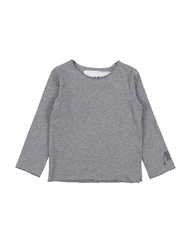 TOURISTE T-shirt Grigio 95% Cotone, 5% Elastan