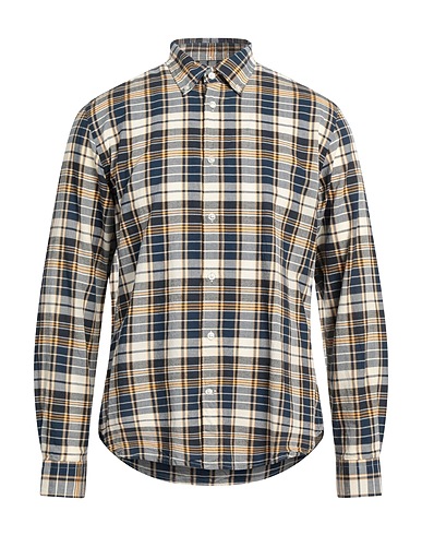 WOOLRICH Checked shirt Blue 100% Cotton