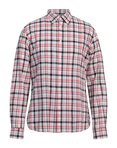 WOOLRICH Checked shirt Pink 100% Cotton