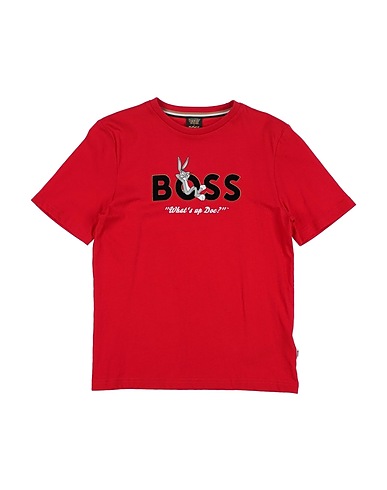 BOSS T-shirt LOONEY TUNES X BOSS Red 100% Cotton, Elastane