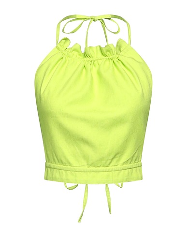 OW COLLECTION Top Lime green 70% Viscose, 30% Linen