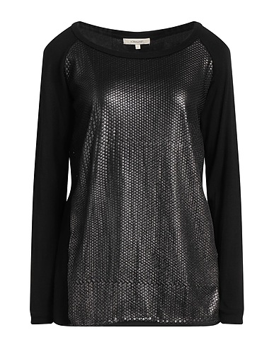 KORALLINE T-shirt Black 75% Rayon, 20% Polyester, 5% Elastane