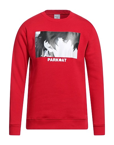 PARKOAT Sweatshirt Rot 80% Baumwolle, 20% Polyester