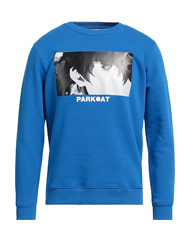 PARKOAT Sweatshirt Azurblau 80% Baumwolle, 20% Polyester