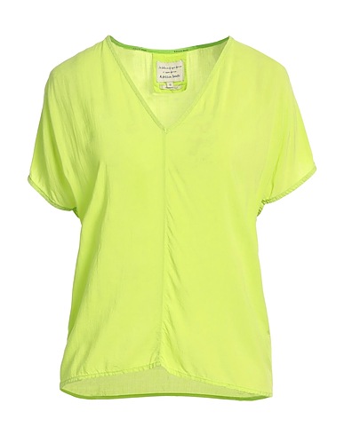 ALESSIA SANTI Top Lime green 100% Viscose