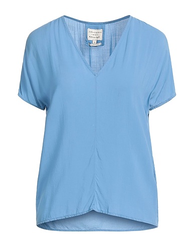 ALESSIA SANTI Top Pastel blue 100% Viscose
