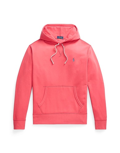 POLO RALPH LAUREN Hooded sweatshirt THE CABIN FLEECE HOODIE Coral 60% Cotton, 40% Polyester