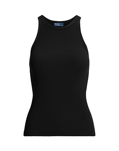 POLO RALPH LAUREN Tank top RIBBED COTTON TANK TOP
 Black 100% Cotton
