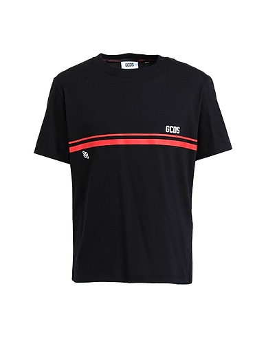 GCDS T-Shirt Schwarz 100% Baumwolle