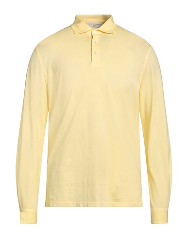 FILIPPO DE LAURENTIIS Polo shirt Pastel yellow 100% Cotton