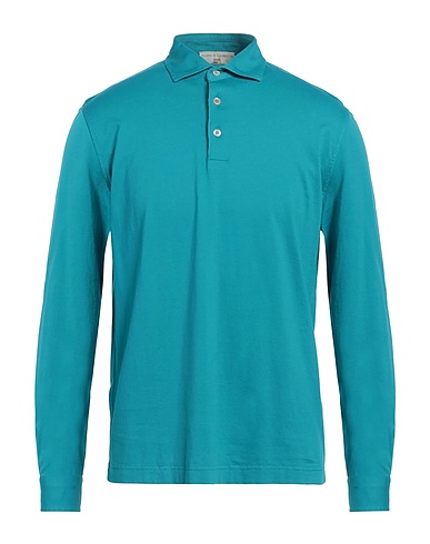FILIPPO DE LAURENTIIS Polo Turchese 100% Cotone