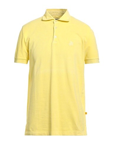 VILEBREQUIN Polo shirt Pastel yellow 100% Cotton