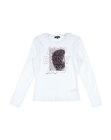 DKNY T-shirt White 95% Cotton, 5% Elastane