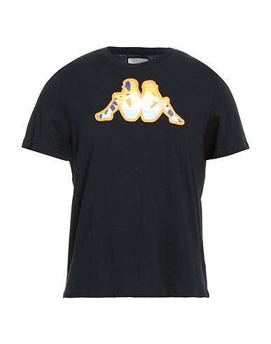 KAPPA T-shirt Nero 100% Cotone