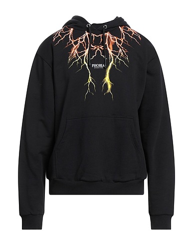 PHOBIA ARCHIVE Felpa Nero 100% Cotone