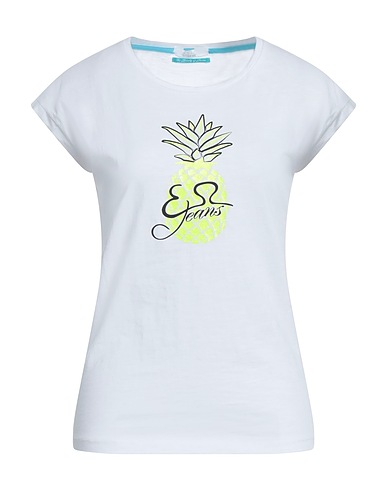 YES ZEE by ESSENZA T-shirt Blanc 100% Coton