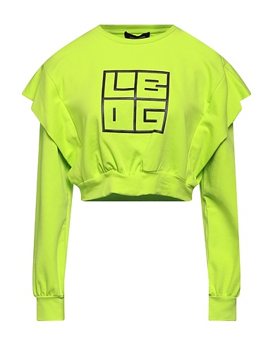 LES BOURDELLES DES GARÇONS Sweatshirt Lime green 100% Cotton
