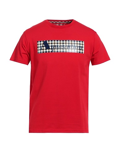 AQUASCUTUM ACTIVE T-shirt Red 95% Cotton, 5% Elastane