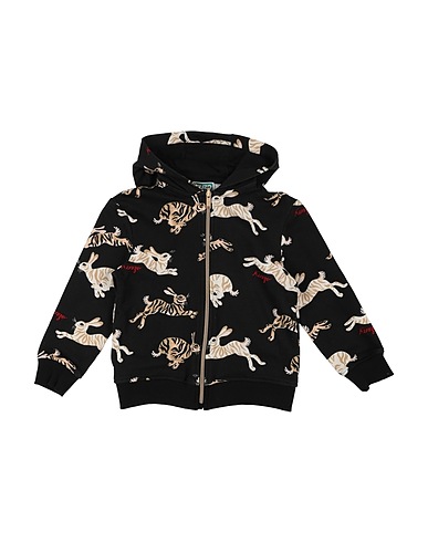 KENZO KIDS Sweatshirt Black 100% Cotton