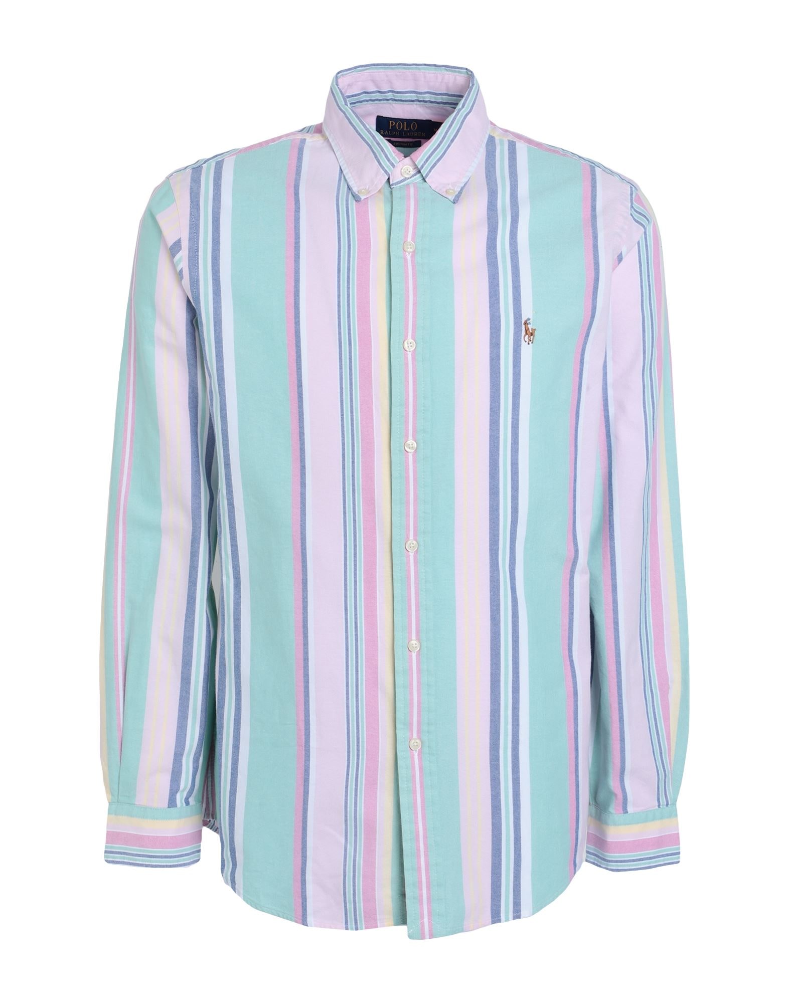 POLO RALPH LAUREN シャツ POLO RALPH LAUREN | Blue Men's Striped Shirt | YOOX