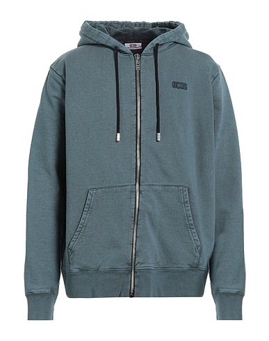GCDS Hooded sweatshirt Slate blue 100% Cotton
