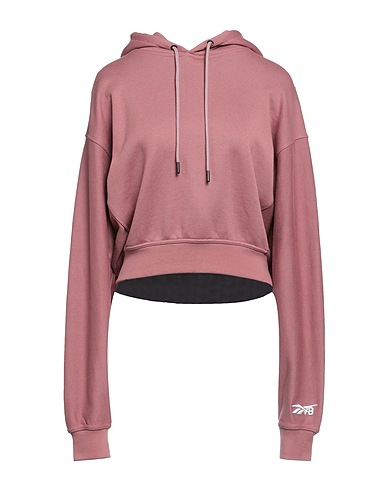 REEBOK x VICTORIA BECKHAM Hooded sweatshirt Antique rose 100% Cotton, Elastane